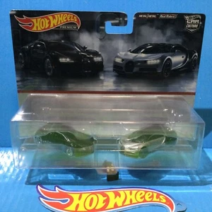 2024 HOT WHEELS CAR CULTURE 2 PACK ‘16 BUGATTI CHIRON & VEYRON LUXURY SUPERCARS - Picture 1 of 9