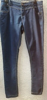 DOROTHY PERKINS-Ladies Light-Weight Blue Jeans Back&Side Pockets S/Legs UK 14L - Image 1 of 4