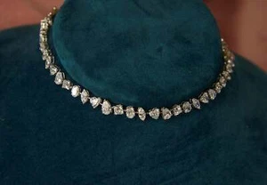 8.07ct Fancy Multi shape VS1-GH IGI Certified Lab Grown Diamond Choker Necklace - Picture 1 of 8
