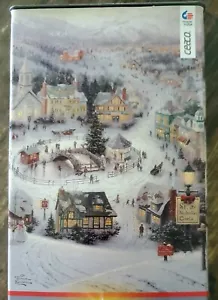 THOMAS KINKADE ST. NICHOLAS CIRCLE 1000 STCK. Puzzle Weihnachten Schnee VERSIEGELT CEACO - Bild 1 von 11