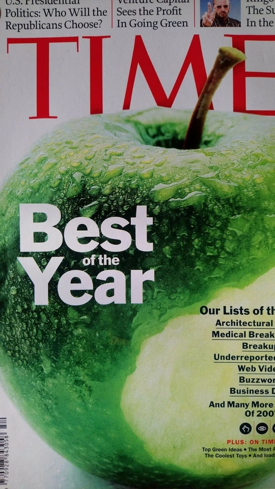 TIME MAGAZINE 2007 12 24 BEST OF THE YEAR MEDICAL BREAKTHROUGHS  - Image 1 of 1