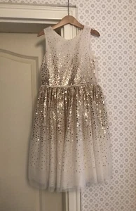H&M Kleid Tüll Gr.128 Mädchen Festlich Pailletten Weihnachten Neuwertig - Bild 1 von 4