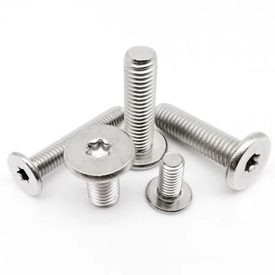 5/50pc CM M1.6-M8 304 Stainless Steel Torx Ultra Thin Flat Wafer Head Bolt Screw - Image 1 of 4