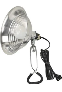 Prime CL050506 Reflector Clamp Lamp w/6-feet 18/2 SPT-2 Cord, 8.5 in., 100-Watt - Picture 1 of 5