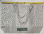 Sac fourre-tout Green Bay Packers NFL par logo marques gris et blanc