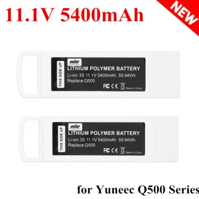 2Pcs 3S 5400mAh 11.1V Lipo Battery For Yuneec Q500 Series RC Drone Quadcopter - Image 1 of 4
