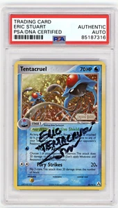 PSA Signed Eric Stuart Tentacruel EX Legend Maker 45 Reverse Holo Uncommon - Picture 1 of 2