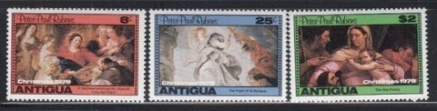 ANTIGUA Peter Paul Rubens, Artist MNH set Cover