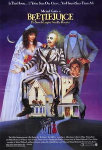 STAMPA POSTER FILM BEETLEJUICE 27x40 Michael Keaton Geena Davis Alec Baldwin - Foto 1 di 1
