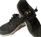 Under Armour Pace Run Youths Size 6.5y Boys Girls Sneakers Black White Shoes