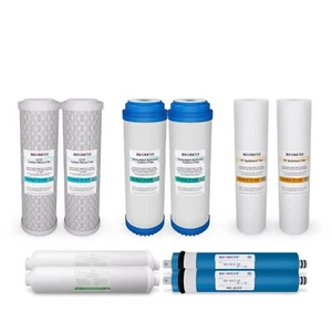 2 PK 5 Stage Reverse Osmosis FULL Replacement Water Filter Kit, 50 GPD Membrane - Picture 1 of 12