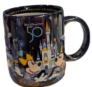 NEU! Walt Disney World 50th Anniversary Mickey Mouse & Friends irisierende Tasse - Bild 1 von 12