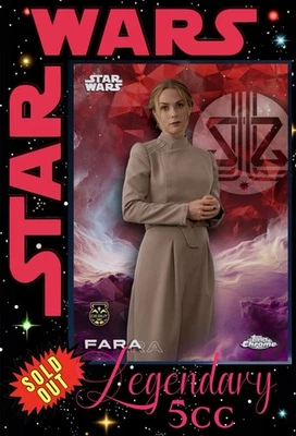 Star Wars Card Trader FARA legendary Red Sapphire Card - Image 1 of 4