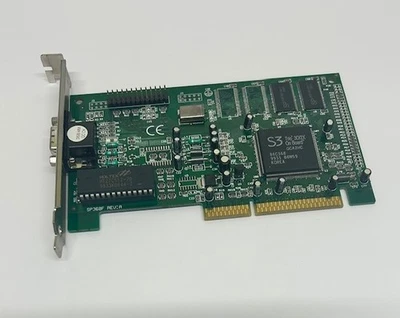 4MB Trio 3D/2X+/4MB S3-368 SGRAM VGA AGP Graphics Video Card - Image 1 of 4