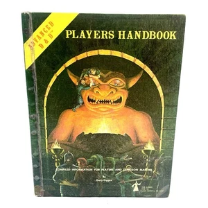 Advanced Dungeons & Dragons Players Handbook TSR Games 6ta impresión 1980 - Imagen 1 de 19