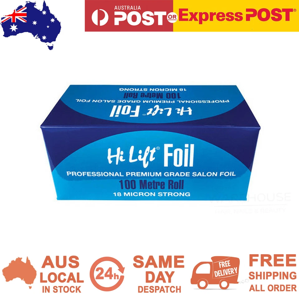 HI LIFT FOIL 100 METRE ROLL 18 MICRON SILVER