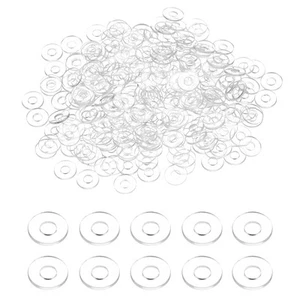 240Stk M2 PVC-Unterlegscheiben,2mm ID,5mm AD,0,5mm dick,transparent - Bild 1 von 7