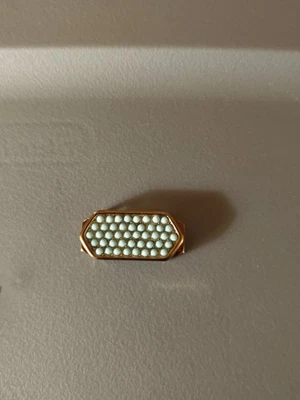 Keep Collective Turquoise Slide Bar Gold Charm Lose Sales Sample L30 - Image 1 of 2