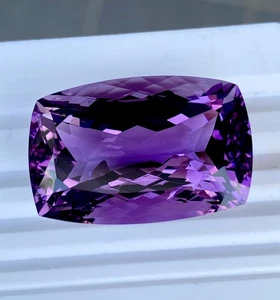 58.14CTS Amatista Natural Gigante Color Púrpura Sin Tratar, 29X19MM, Piedra Limpia para Ojos - Imagen 1 de 9