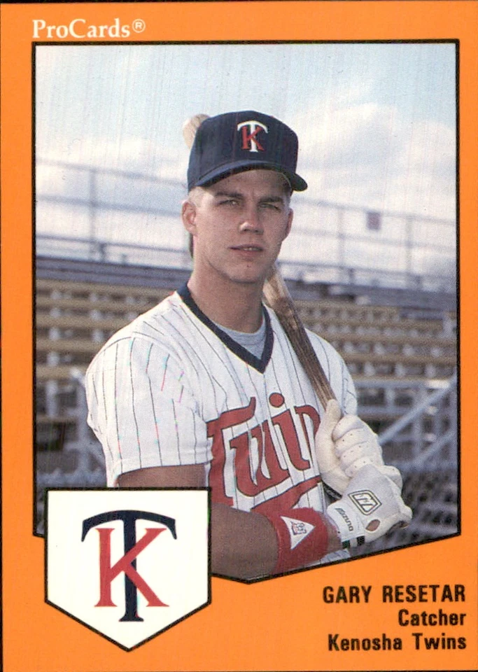 Gary Resetar 1989 ProCards Minor League T/S #1075 RC Kenosha Twins ** - Image 1 of 2
