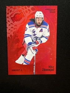22-23 UD NHL Metal Universe PMG Gemas de metales preciosos rojo 19 Mika Zibanejad/100 - Imagen 1 de 2