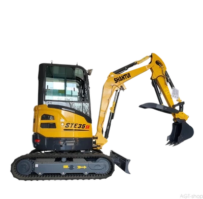 Miniexcavadora de 2,8 toneladas 25 HP motor Yanmar EPA diésel oruga sobre orugas STE35SR Foto 1 de 4