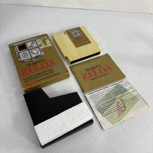 NINTENDO ENTERTAINMENT SYSTEM NES GAME THE LEGEND OF ZELDA COMPLETE BOXED NTSC - Picture 1 of 22