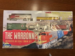 HO Train Set Athearn Warbonnet Box Track Transformer Sante Fe Engine - Bild 1 von 8