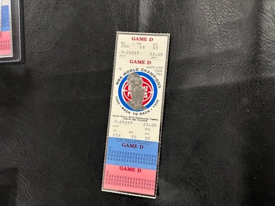Boston Celtics Detroit Pistons 1991 playoffs larry bird  game 3 full ticket stub - Image 1 of 2
