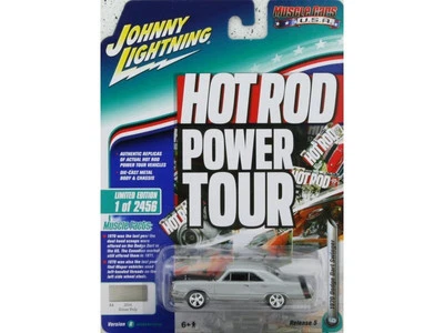 DODGE Dart Swinger - 1970 - silver - Johnny Lightning 1:64 - Immagine 1 di 4