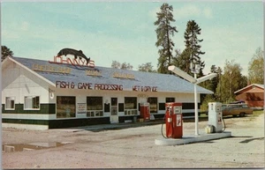Postal de Vermillion Bay, Ontario Canadá "JOHNNY'S MOTEL AND LOCKER SERVICE" - Imagen 1 de 2