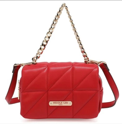Nicole Lee USA RED Crossbody Bag Purse - Image 1 of 2