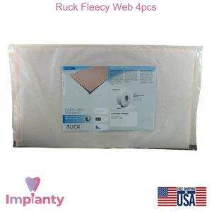 Acolchado autoadhesivo transpirable tipo lana algodón suave Ruck Fleecy Web 4 piezas - Imagen 1 de 5