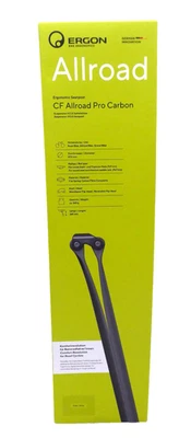 Assento Ergon CF Allroad Pro - 27,2 mm, carbono, reto - Imagem 1 de 3