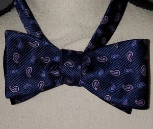 Pajarita ajustable de cachemira azul marino rosa sin marca para hombre *S25 - Imagen 1 de 4