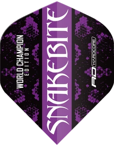 Red Dragon Snakebite World Champion 2020 Hardcore Dart Flights - Picture 1 of 5