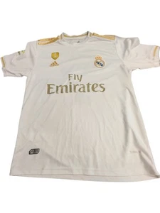Adidas Real Madrid T-Shirt Hazard Climalite White Short Sleeve - Size S - Picture 1 of 11