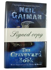 Neil Gaiman Cemitério Livro Primeira Edição Assinada impressão Ilustrado Lacrado