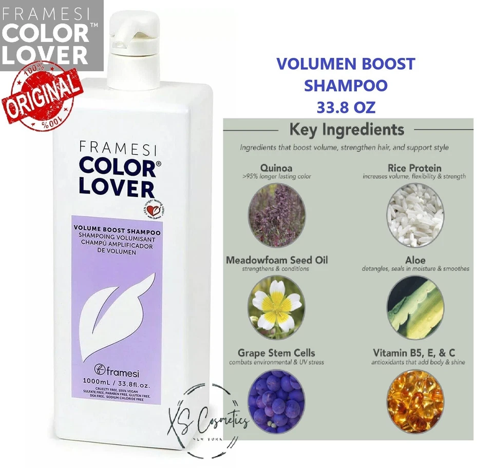 Framesi Color Lover Volume Boost Shampoo 33.8 oz NEW - Image 1 of 1