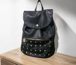 Deux Lux Faux Leather Draw String Backpack 16" X 13" X 6" - Picture 1 of 9