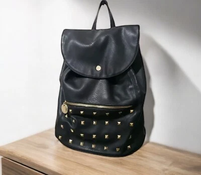 Mochila Deux Lux de cuero sintético con cordón 16" X 13" X 6" Foto 1 de 4