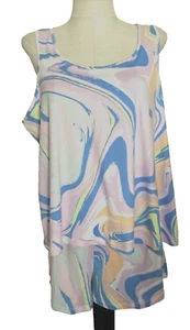 JOYSPUN SLEEPWEAR Swirl Print PJ SHORTY SET Sz 2X* - Picture 1 of 9