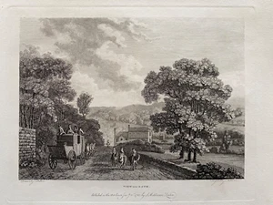 1785 Antique Print; Lambridge, Bath, Somerset after Thomas Malton - Imagen 1 de 3