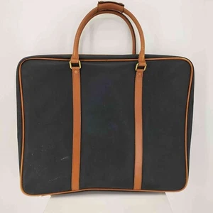 Bottega Veneta Boston Bag Old Leather Suits Case 80s 90s USED Auth #S1494 - Picture 1 of 6
