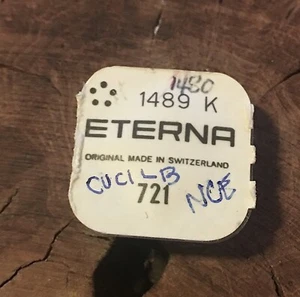 Vintage automatic Eterna watch caliber 1480 1489 balance complete NOS in package - Picture 1 of 2