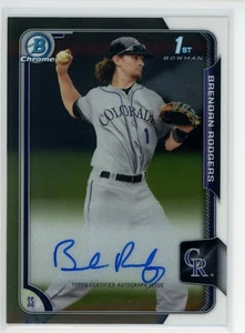 2015 Bowman Draft Chrome Brendan Rodgers Auto - Bild 1 von 2