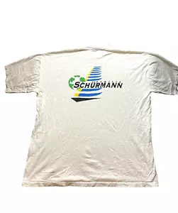 VTG Familia Schurmann Shirt Adult Extra Large Ivory Single Stitch Sailboat Mens - Picture 1 of 10
