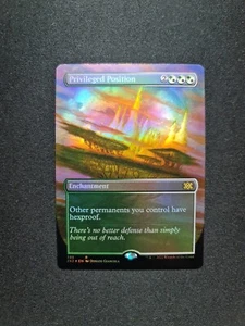 MTG Double Masters 2022 Variants Foil: Privileged Position (Borderless) - Picture 1 of 1