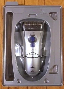 NUOVO - RASOIO ELETTRICO LAVABILE SERIE MARRONE 1 150 - SENZA CAVO DI ALIMENTAZIONE O CONFEZIONE - Foto 1 di 5