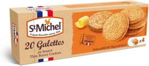 3 Boxes St Michel Classic Galettes, Thin Butter Cookies, French Biscuits, 130g - Picture 1 of 1